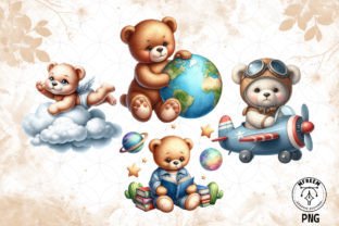 Baby Teddy Bear Sublimation Clipart PNG Graphic by mfreem · Creative ...