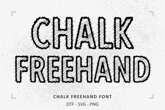 Chalk Freehand Font - Preview 1