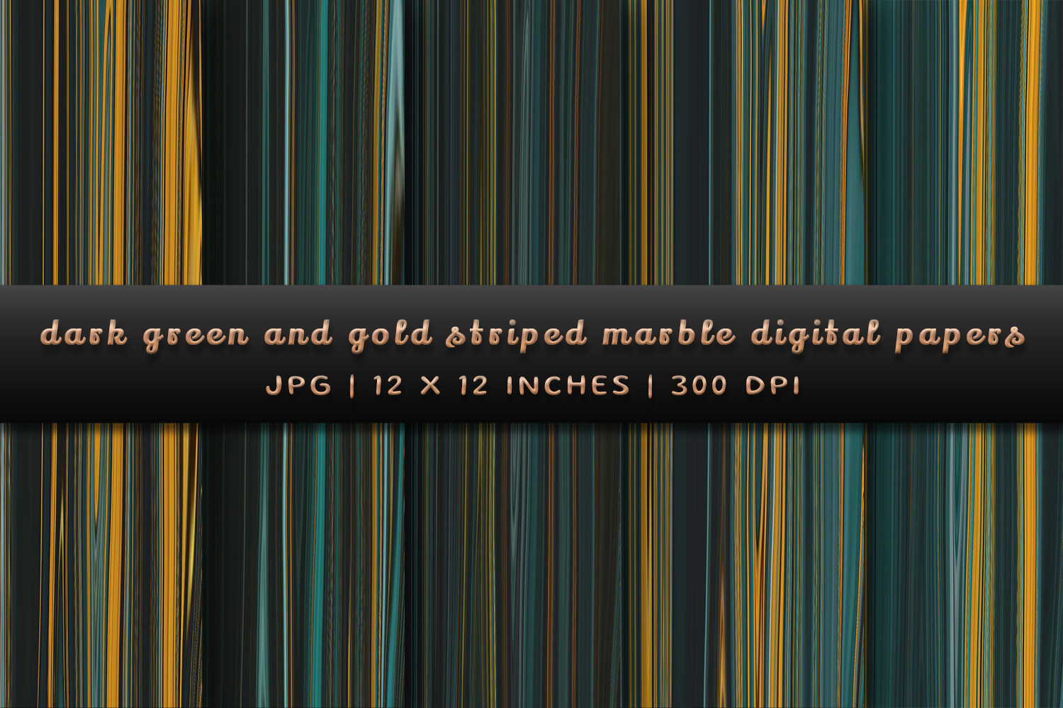 Dark Green and Gold Striped Marble Graphic by Pugazh Logan · Creative ...