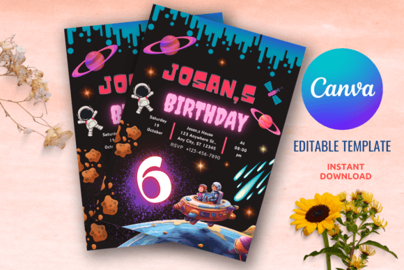 Editable Birthday Invitation Template