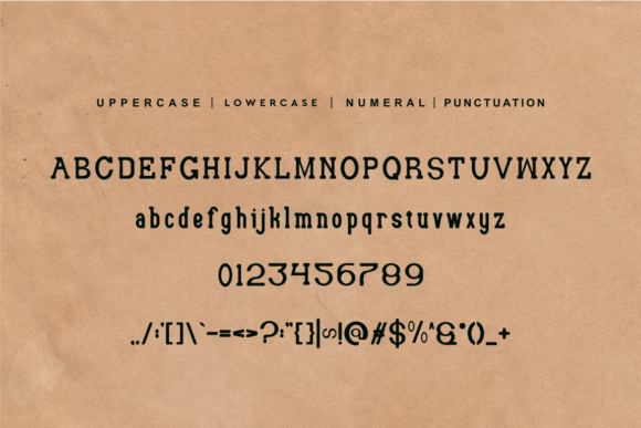 Highclass Typewriter Font PNG with transparent background - Preview 3