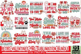 Retro Valentines PNG Sublimation Bundle Graphic by SimaCrafts ...