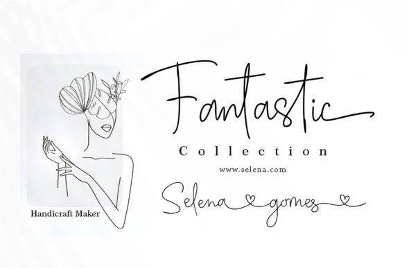 Selli Antoni Font PNG with transparent background - Preview 1