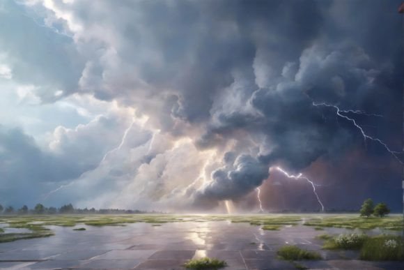Stormy Sky Background