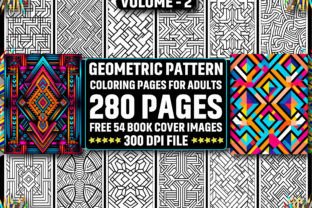 280+ Geometric Pattern Coloring Pages Graphic by GoLdeN ArT · Creative ...