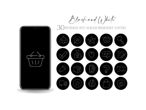 Black And White Highlight Covers Graphics