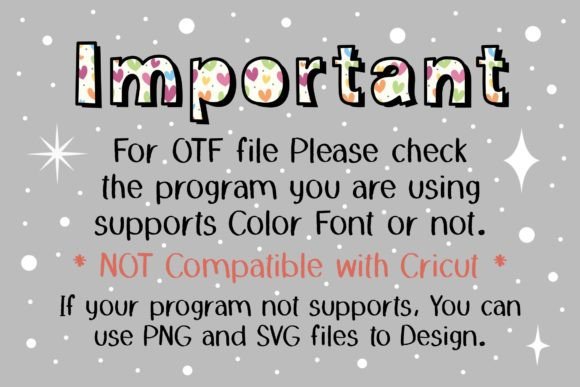 Colorful Heart Font - Preview 5