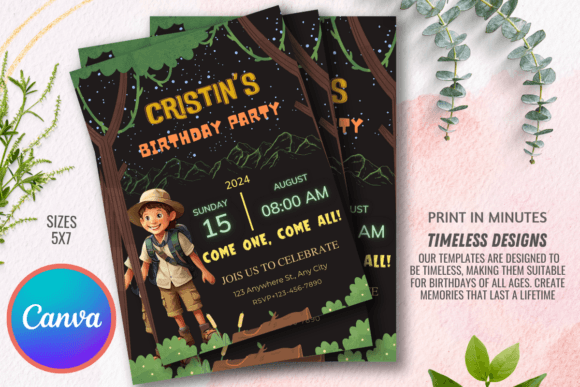 Editable Birthday Invitation Template