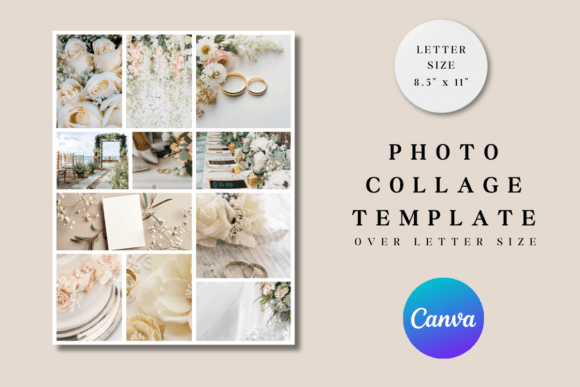 Editable Canva Photo Collage Template