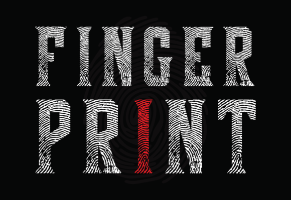 Finger Print Font - Preview 2