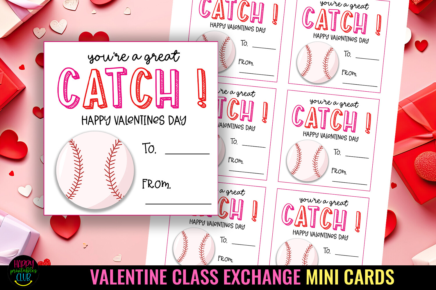 Printable Valentines Class Exchange Card