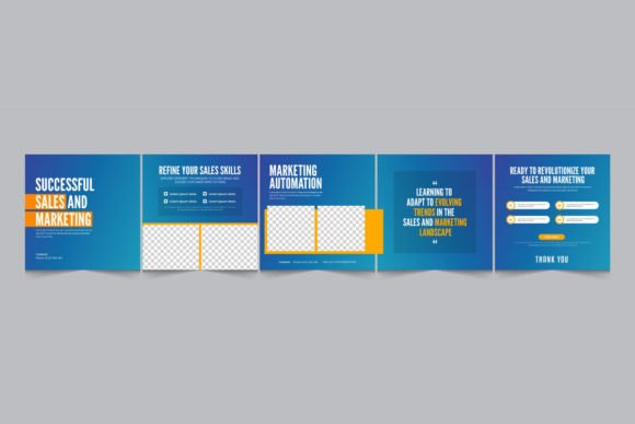 Sales Marketing Instagram Carousel Graphics