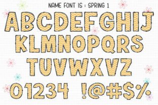 Production Font Spring Spring Font by Color Studio · Creative Fabrica