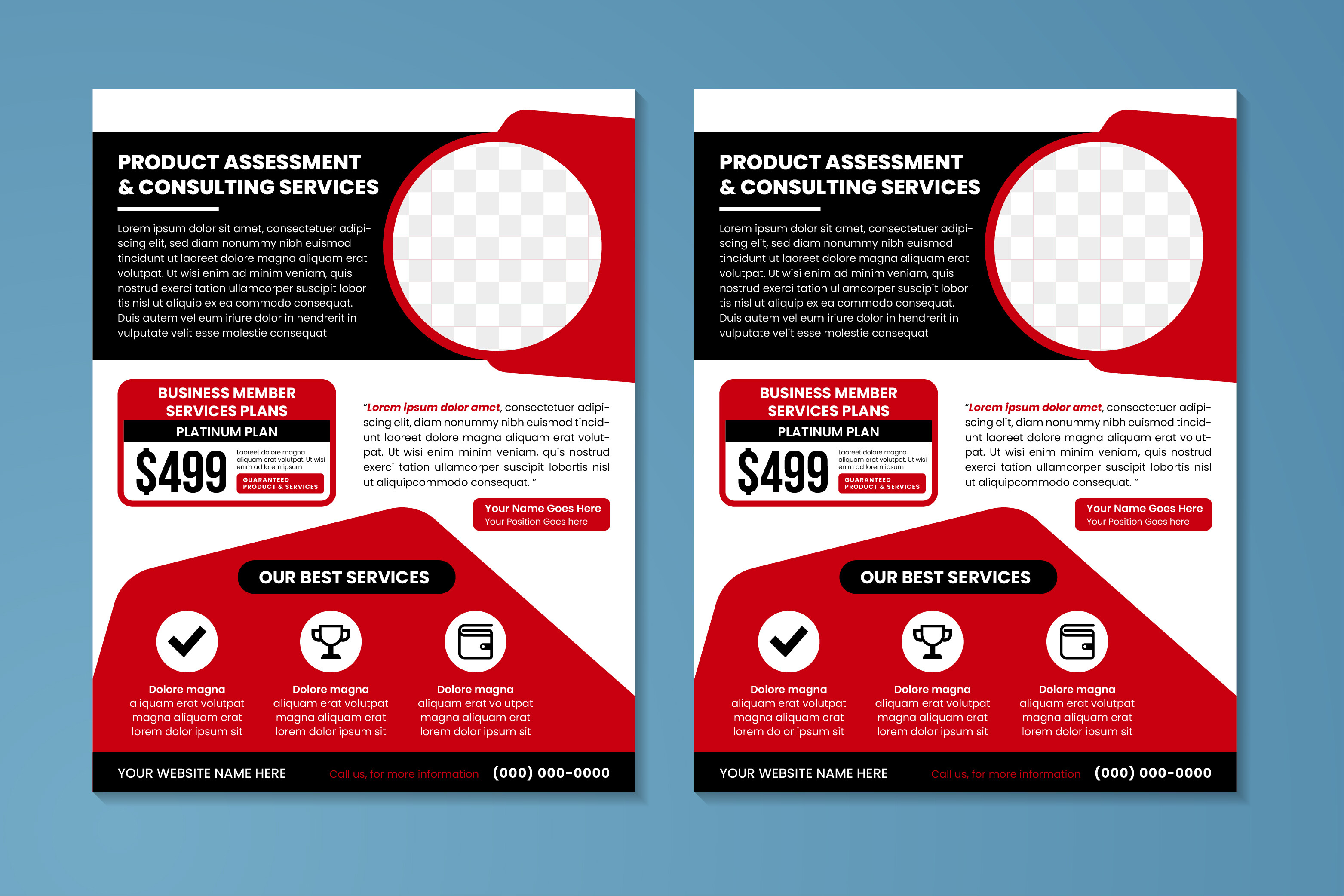 Product Assessment Vertical Flyer Graphic by noory.shopper · Creative ...