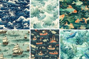 Blue Ocean Fishes Graphic by Wildflower Publishing · Creative Fabrica