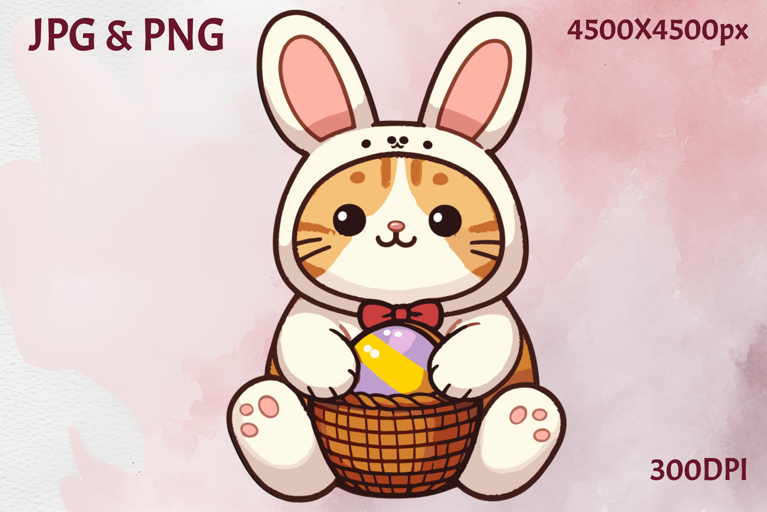 Cute Cat with an Easter Eggs Graphic by ExperDDesigns · Creative Fabrica