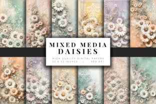 Daisy Digital Paper Pack Graphic by Luv Bijou · Creative Fabrica