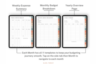 Digital Budget Planner,Financial Planner Graphic by ThePlannersDelight ...