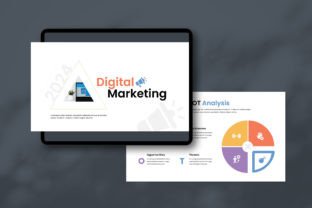Digital Marketing PowerPoint Template Graphic by CreativeSlides ...