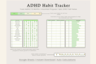 Google Sheets Habit Tracker Graphic by ThePlannersDelight · Creative ...
