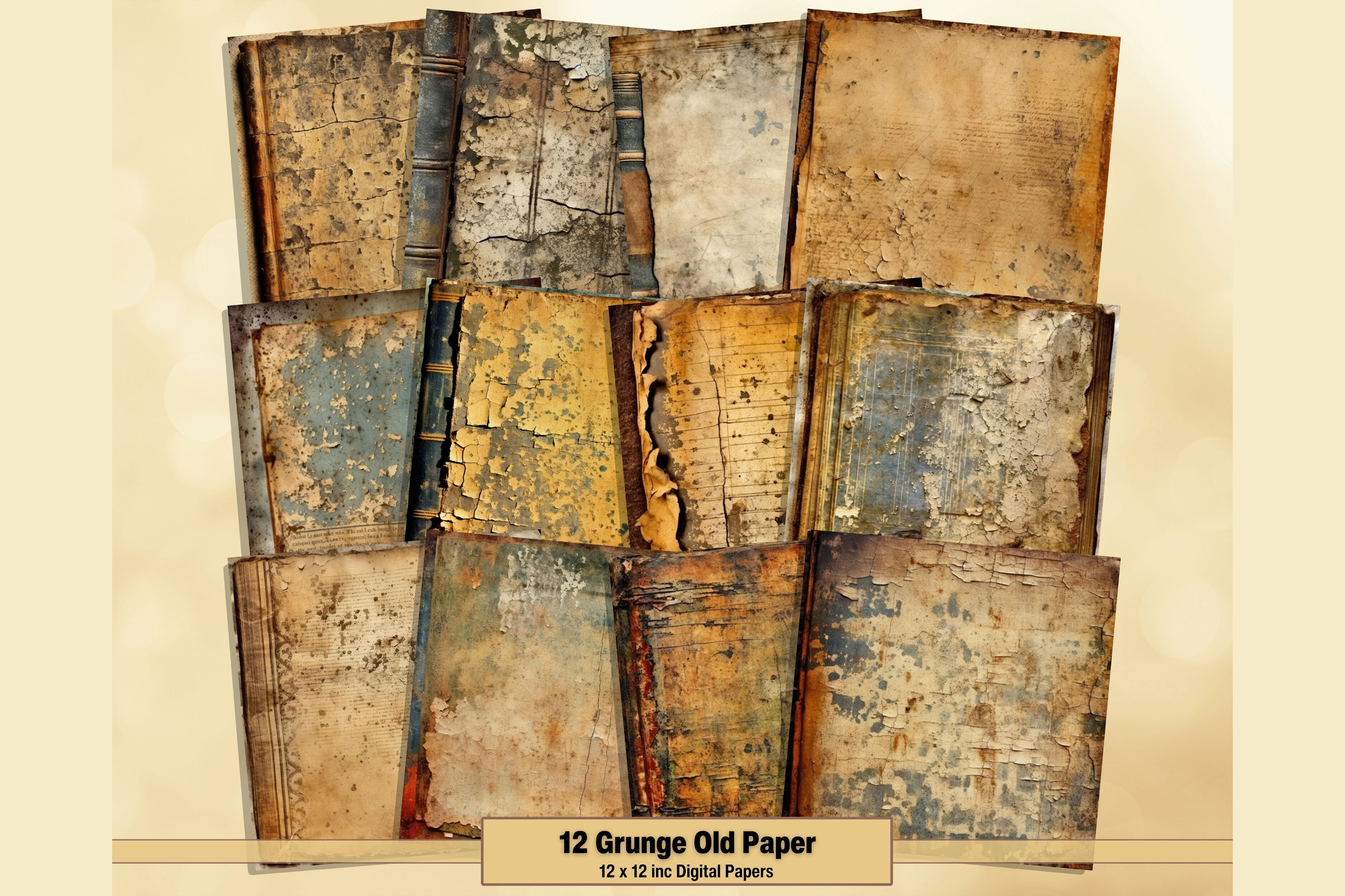Dated Graphics Grunge Old Antique Graphic by artisticwayco · Creative Fabrica