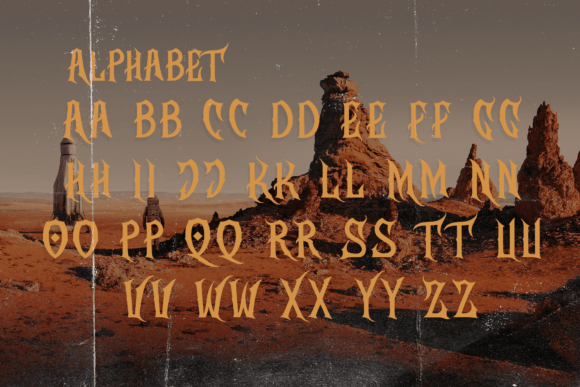 Lord Wizard Font PNG with transparent background - Preview 1