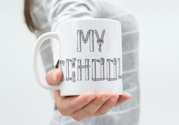 My School Font PNG with transparent background - Preview 4