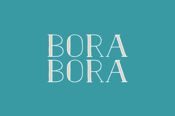 Naive Inline Font PNG with transparent background - Preview 5