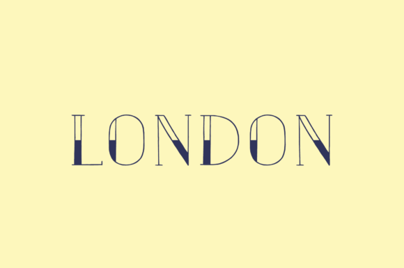 Naive Inline Font PNG with transparent background - Preview 6
