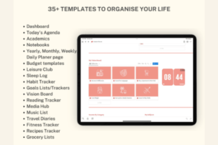 Notion Student Planner Graphic by ThePlannersDelight · Creative Fabrica