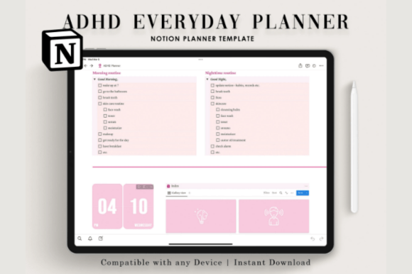 Notion Template ADHD Life Plan