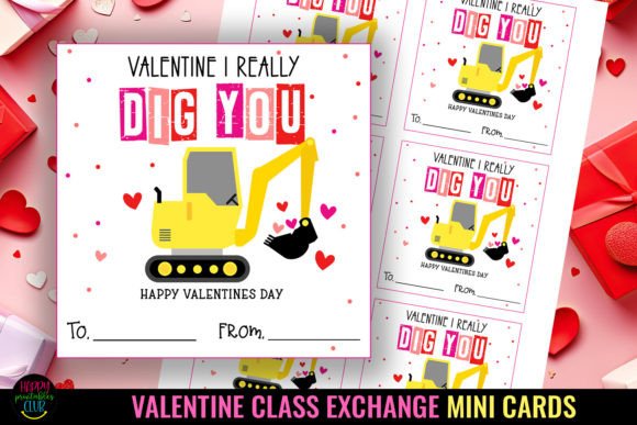 Printable Valentines Class Exchange Card