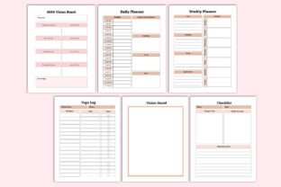2024-25 Vision Board Planner for Canva Graphic by Shumaya · Creative ...