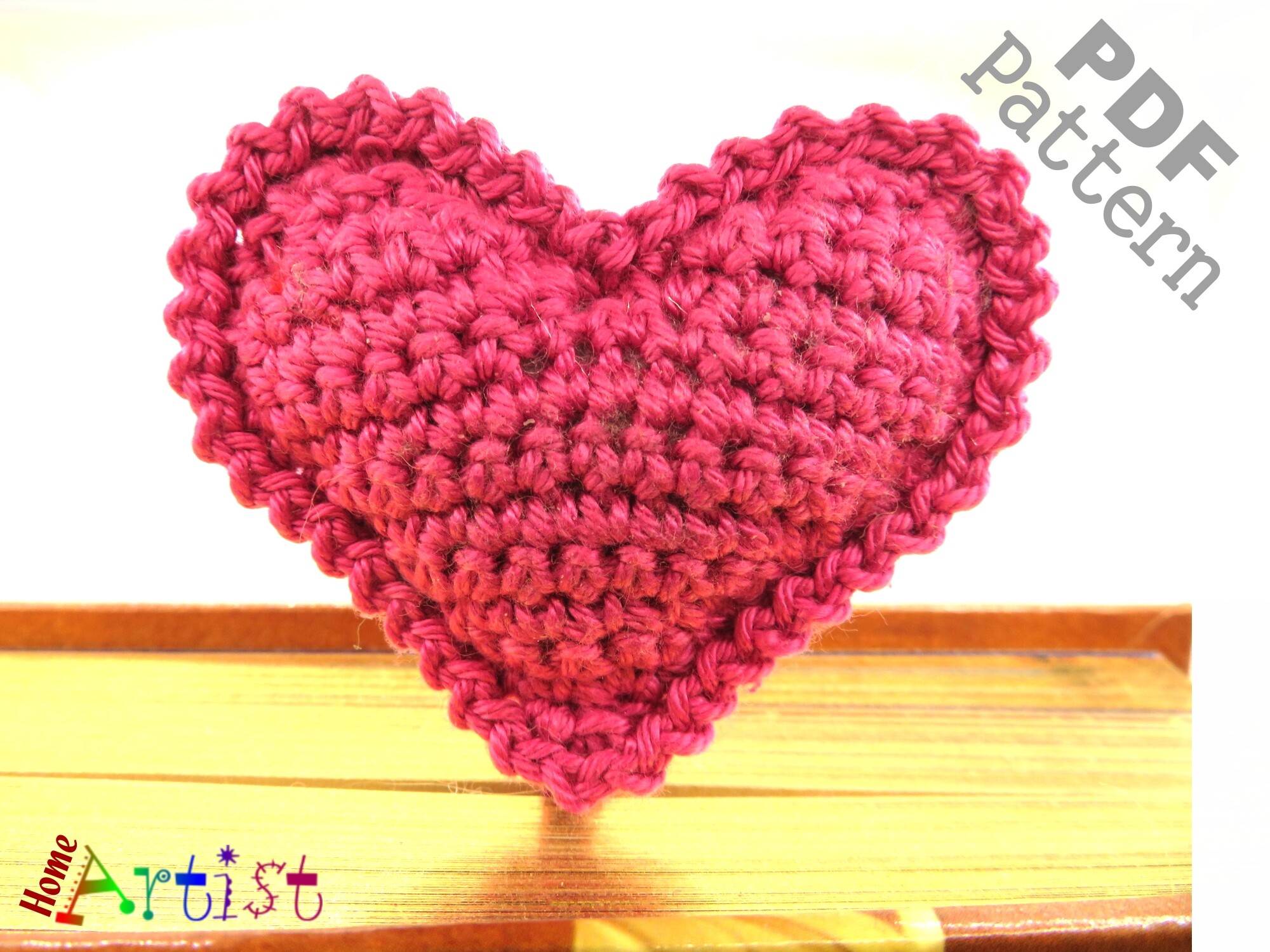 Heart Bookmark Crochet Pattern