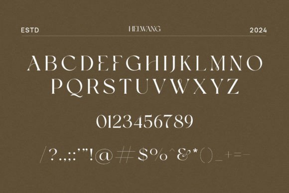 Helwang Font PNG with transparent background - Preview 5