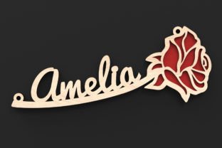Laser Cut Personalised Rose Svg Files · Creative Fabrica