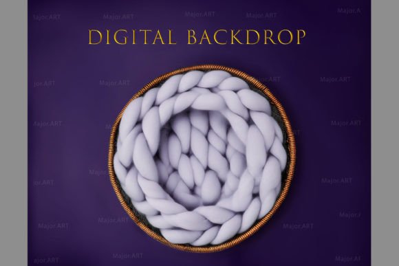 Preview of Newborn Photography Backdrop Digital digital backdrop