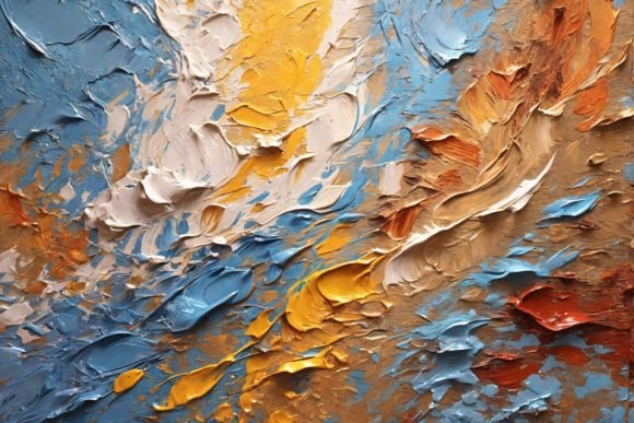 Oil Paint Strokes Texture