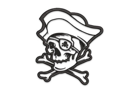 Pirate Skull Mascot
