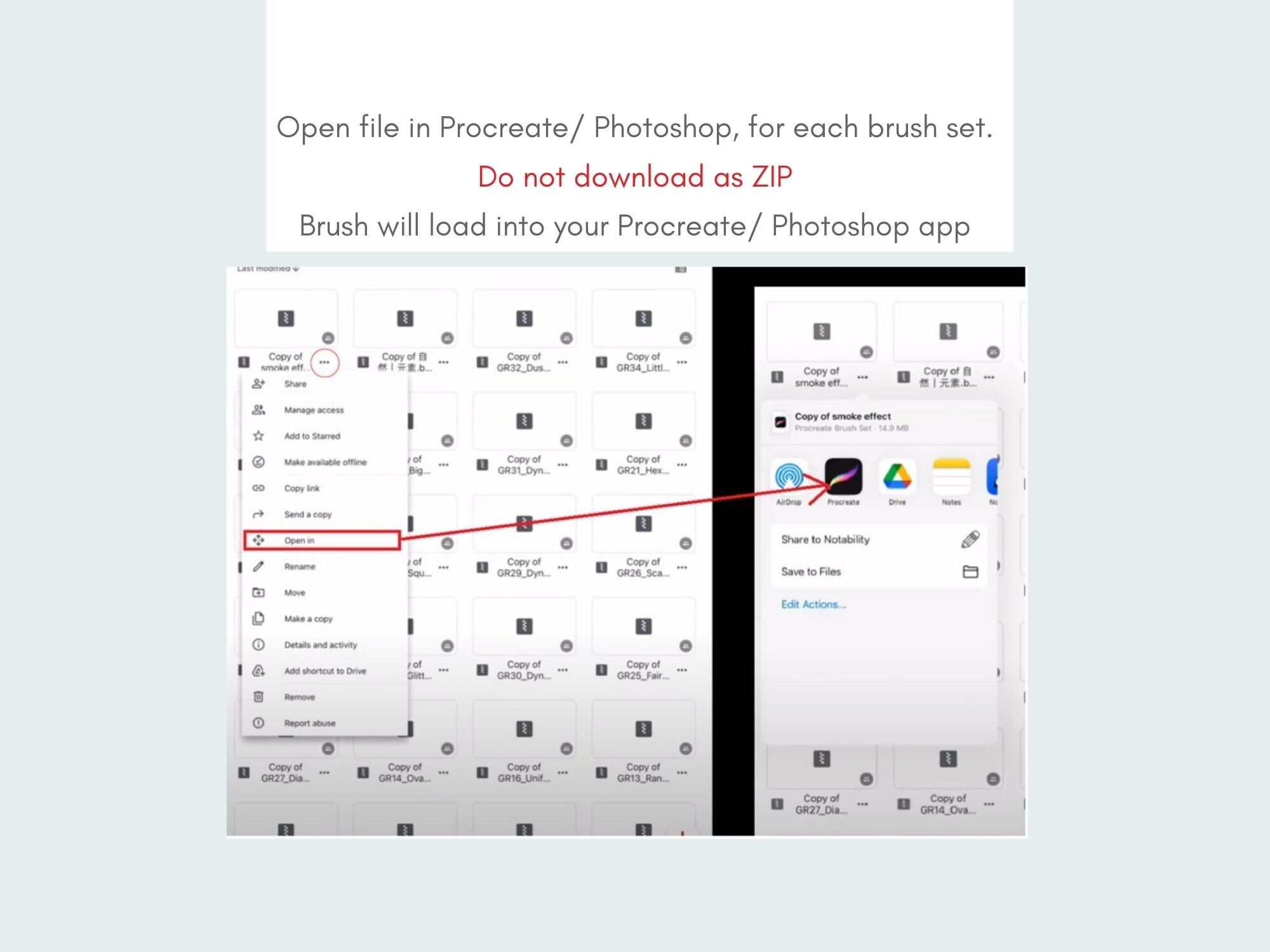 Procreate Tree Landscape Brush Stamp Set - photo 6