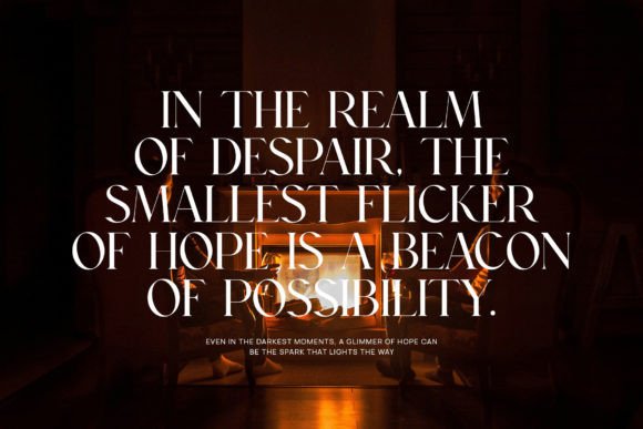 Senoir Font PNG with transparent background - Preview 4