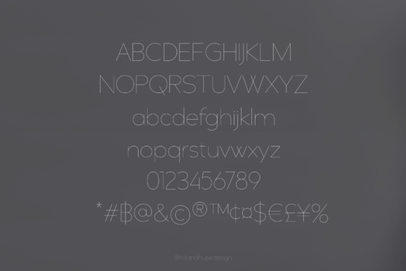 Slim Extreme Font PNG with transparent background - Preview 2