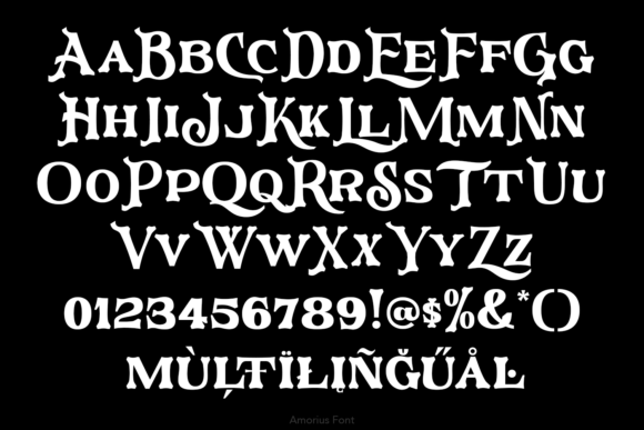 Amorius Font - Preview 2