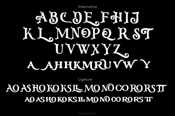 Amorius Font - Preview 5