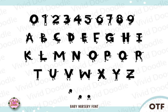 Baby-nursery Font - Preview 1