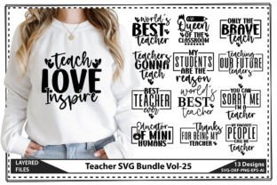 Teacher SVG Bundle Vol-25 Graphic by Craft Store · Creative Fabrica