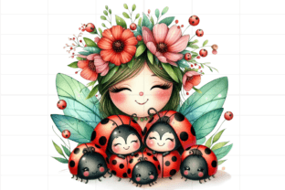 14 Watercolor Ladybugs Clipart Bundle Graphic by Design Store ...