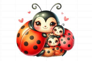 14 Watercolor Ladybugs Clipart Bundle Graphic by Design Store ...