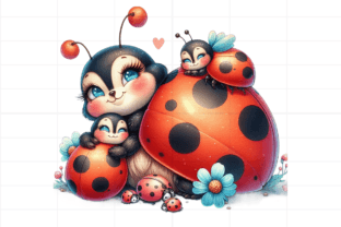 14 Watercolor Ladybugs Clipart Bundle Graphic by Design Store ...