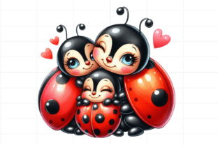 14 Watercolor Ladybugs Clipart Bundle Graphic by Design Store ...